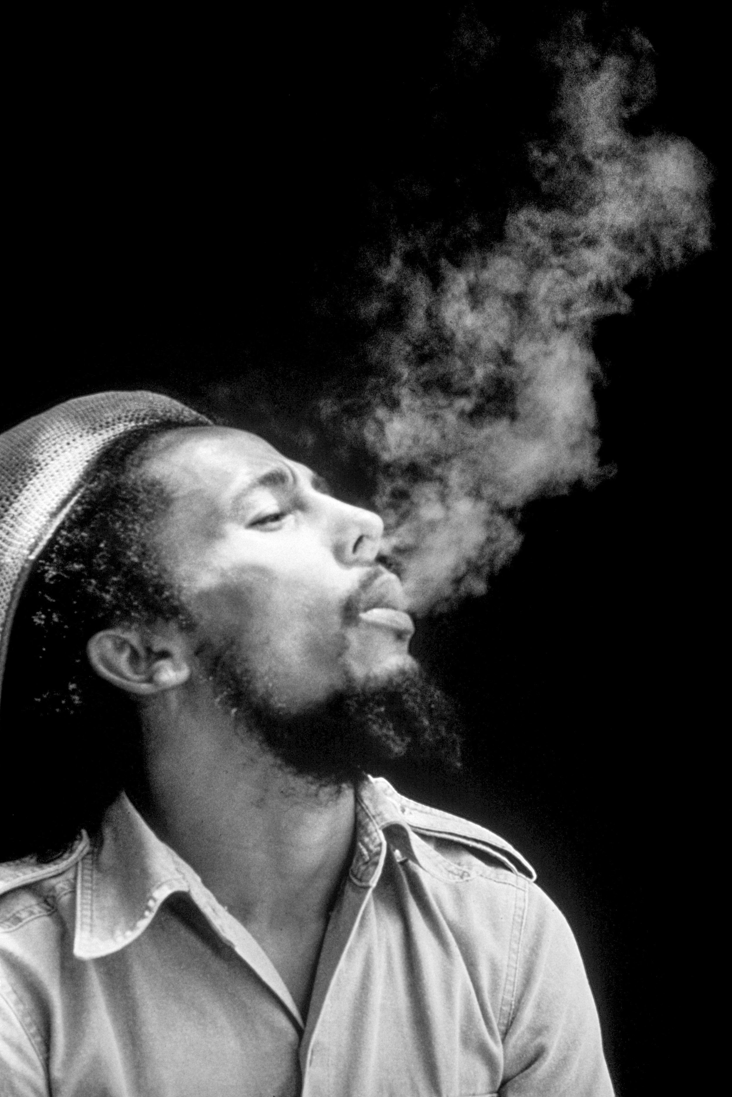 Bob Marley Ganja Island House Kingston, Jamaica 1980