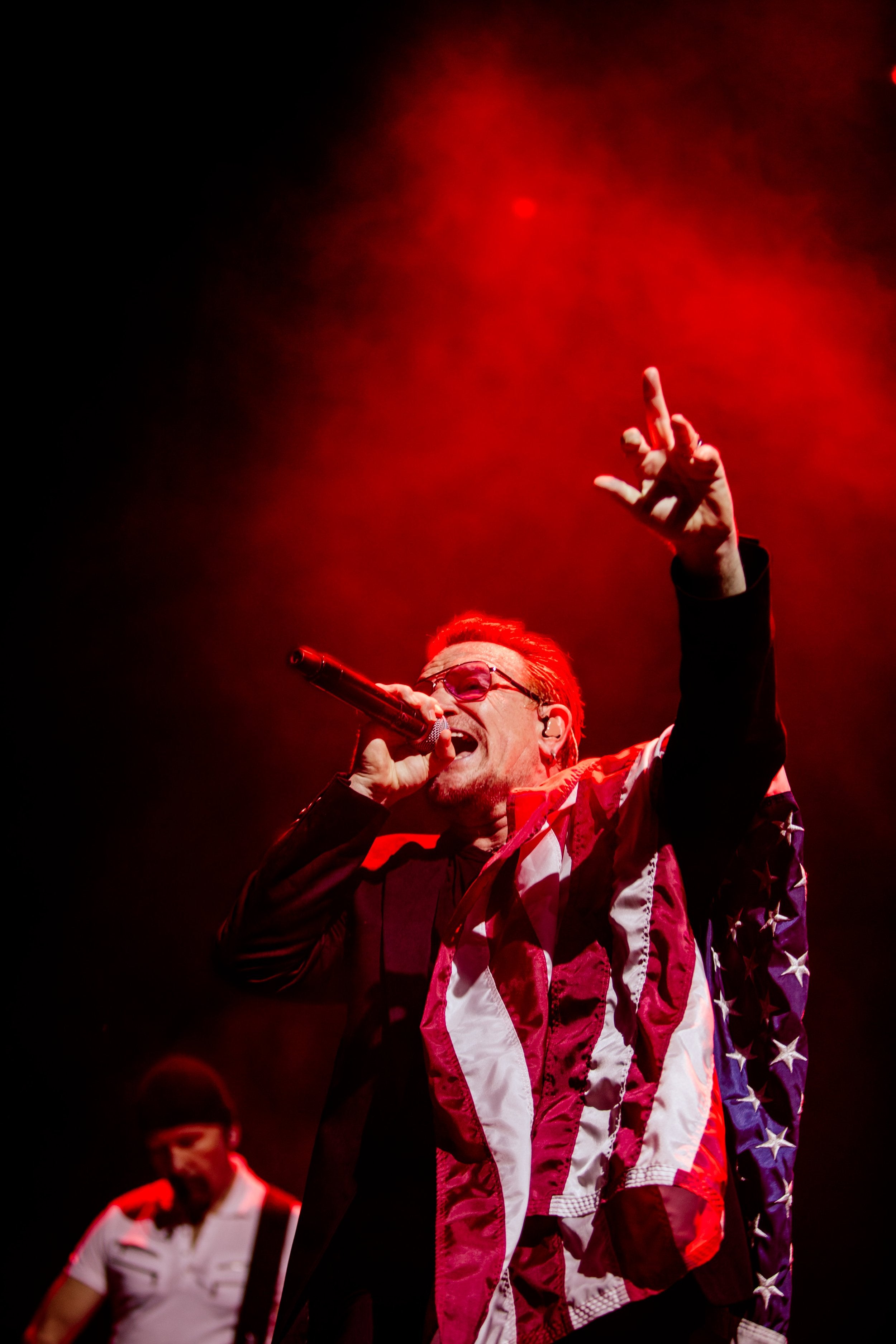Bono U2, at the Forum Los Angeles 2015