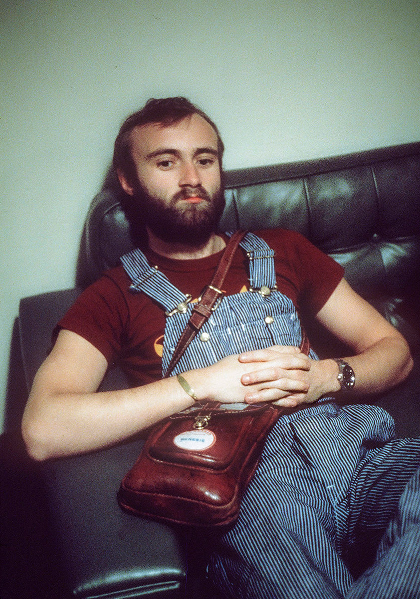 Phil Collins Backstage, Genesis - The Lamb Lies Down on Broadway, Los Angeles, 1975