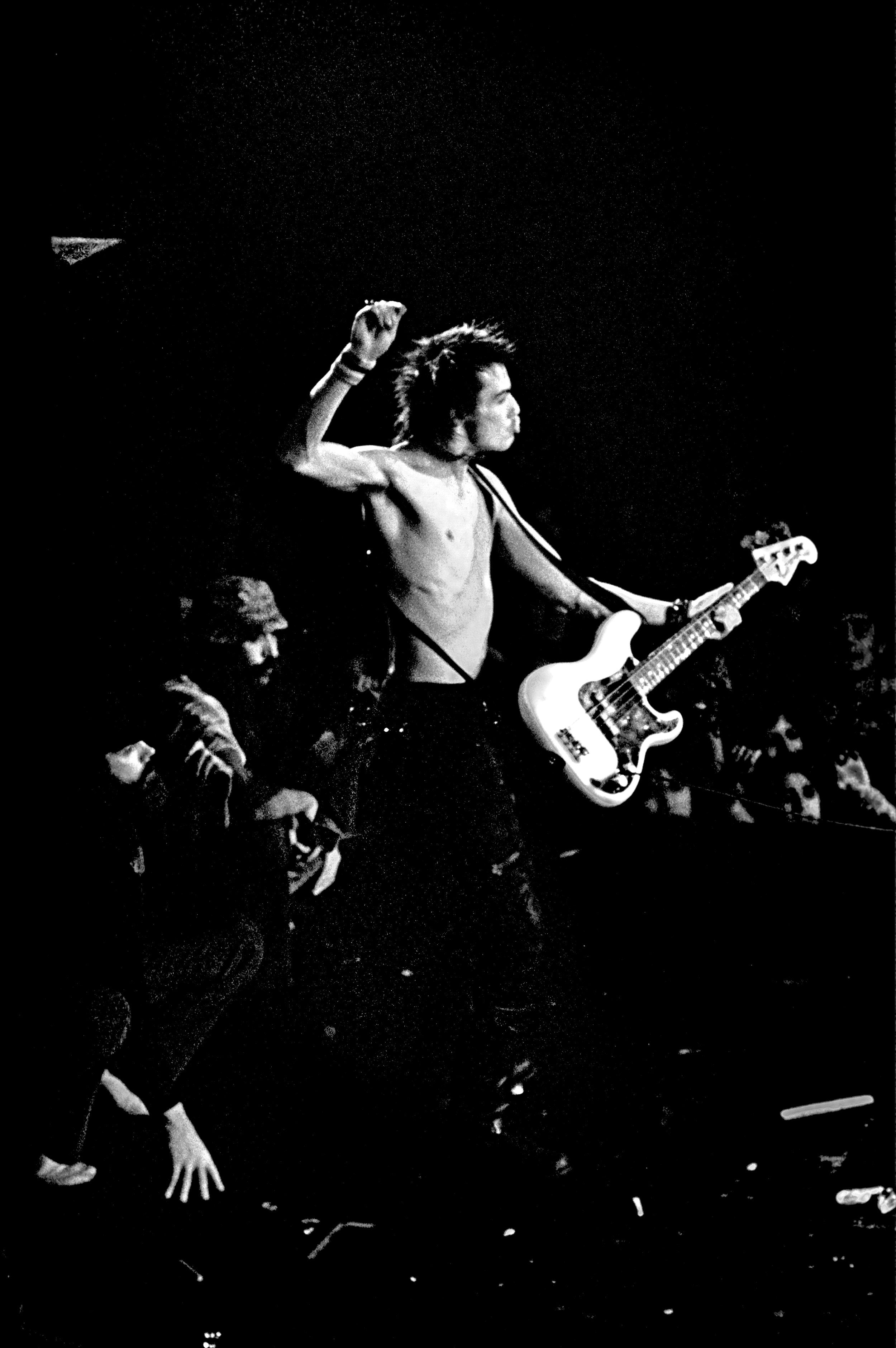 Sid Vicious of the Sex Pistols Last Gig, Winterland Ballroom 1978
