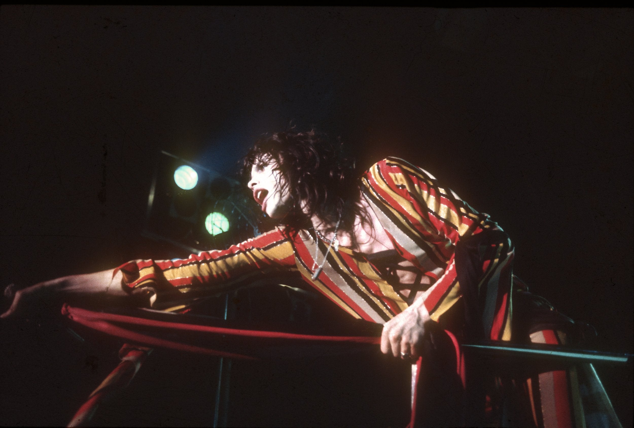 Steven Tyler,  Aerosmith, LA Forum, December 1975