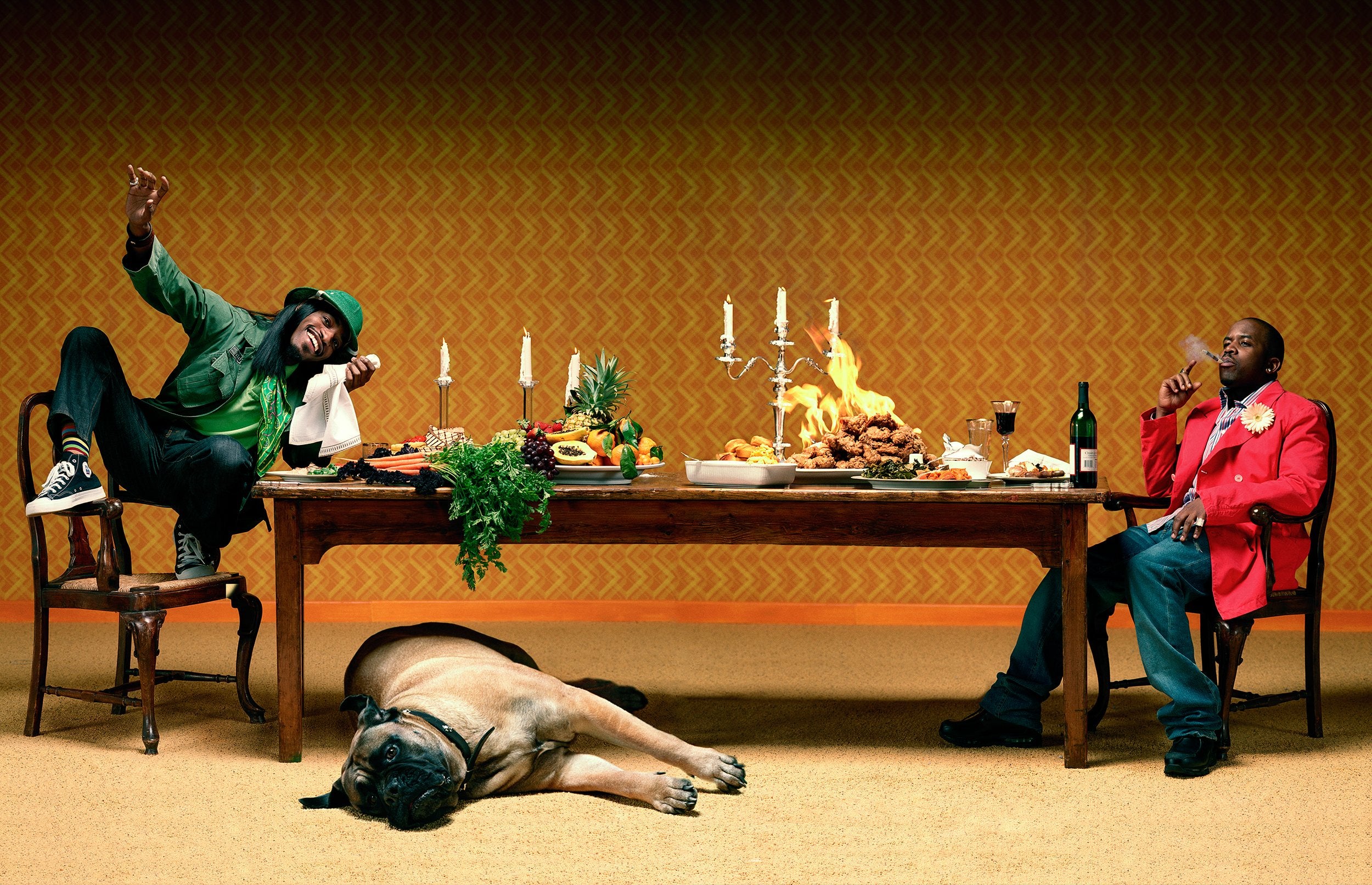 Outkast Dinner LA 2004