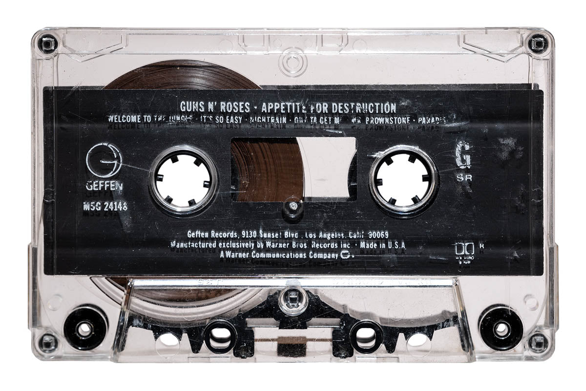 Guns n Roses Appetite For Destruction G Side White