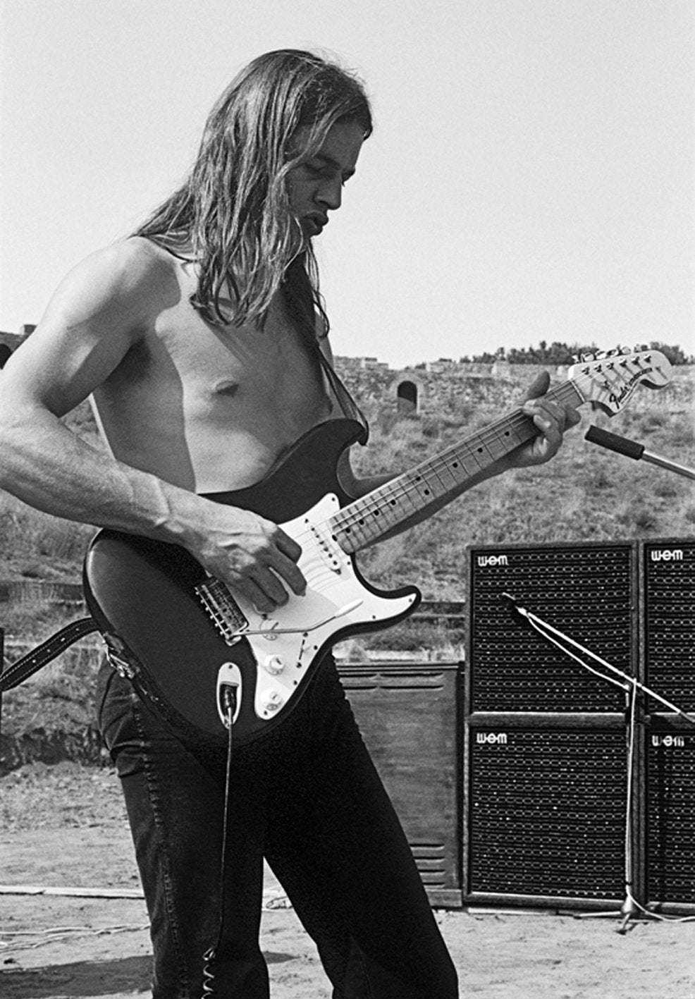 David Gilmour and Fender (Pink Floyd Live at Pompeii) 1972