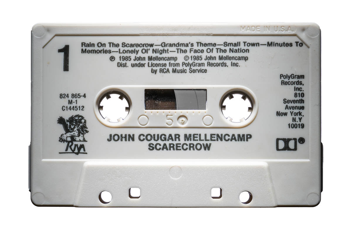 John C Mellencamp Scarecrow A side White