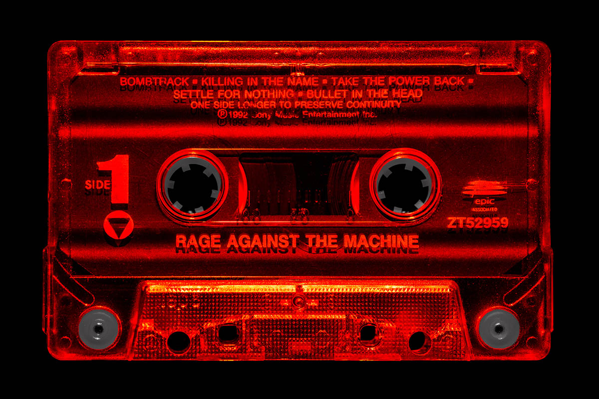 Rage Against The Machine A side RED on Black B